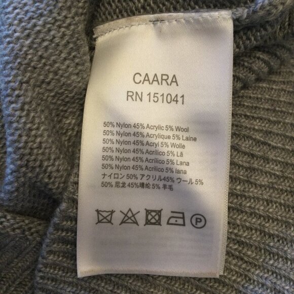 Caara Women's Zip Front Two Way Sweater Size M Long Sleeve Crew Neck Pullover - Picture 6 of 8